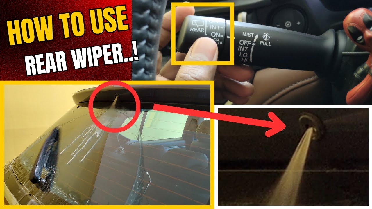 Functions of Rear Wiper | Honda Elevate