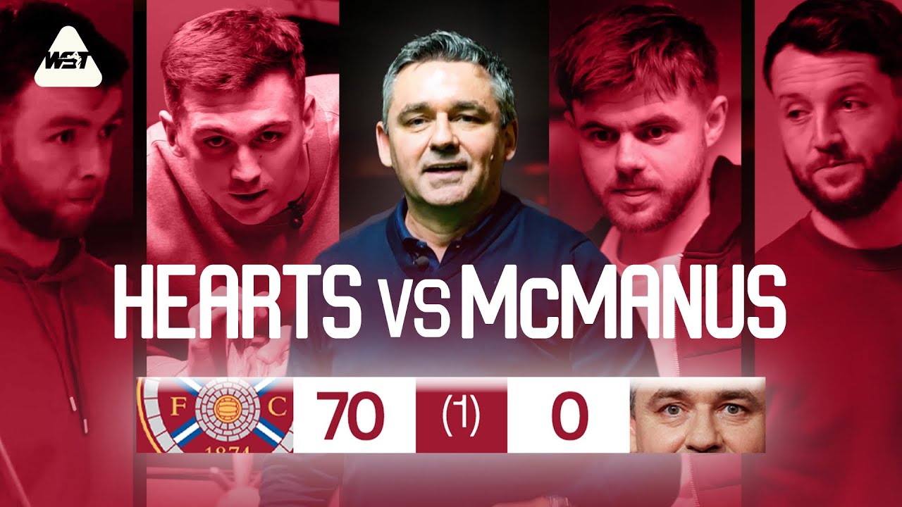 ONE FRAME SHOWDOWN! 🤯 | Alan McManus vs Hearts FC (With +70 Handicap 🤣)! 🏴󠁧󠁢󠁳󠁣󠁴󠁿