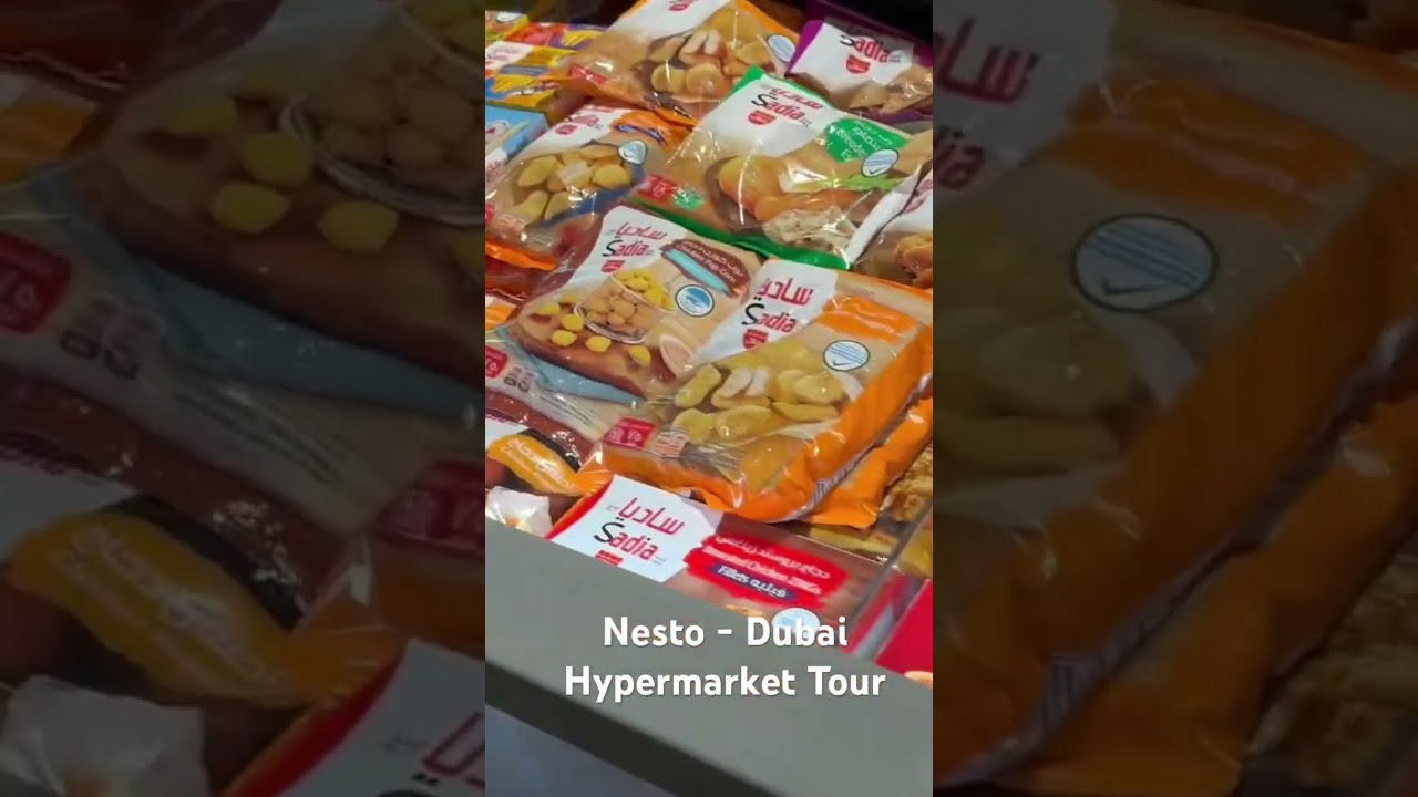 NESTO &ndash; DUBAI Hypermarket short | Shreesha Jadhav & Family#dubai #dubailife #uae #nesto #shopping