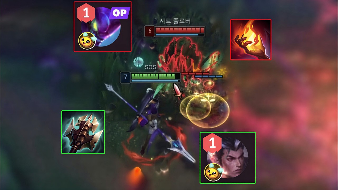 [SOS]마스터 정글| 현시점 1티어 신 짜오 vs 점화 카직스