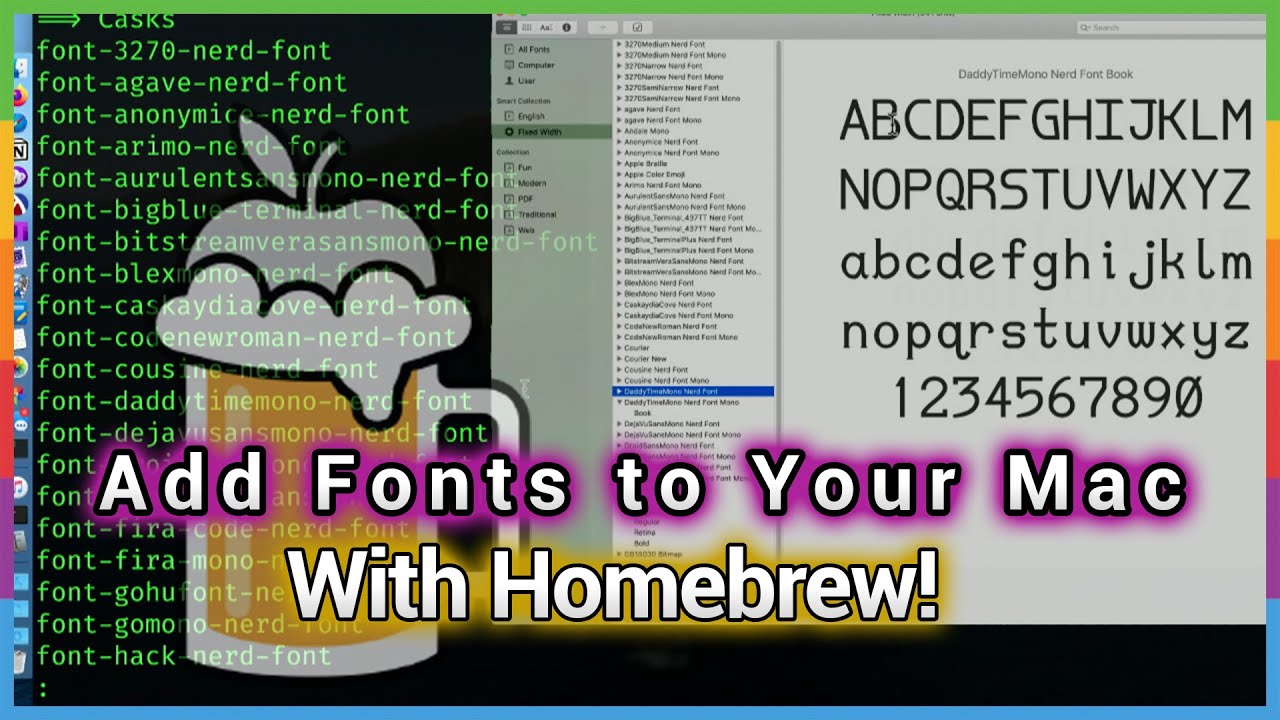 Install Mac Fonts on Terminal - Fastest Way to Add Mac Fonts