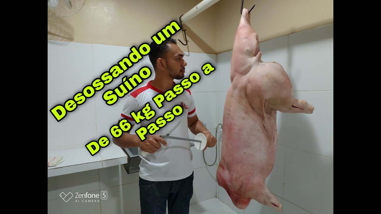 COMO DESOSSAR UM SUÍNO INTEIRO (66kg)