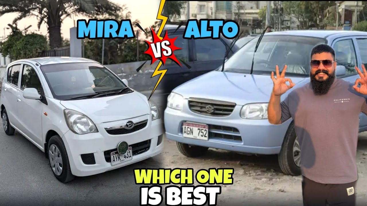 Suzuki Alto vs Daihatsu Mira | Kon si Gari lyni Chahiye ??(Sajid jaguar vlog) 