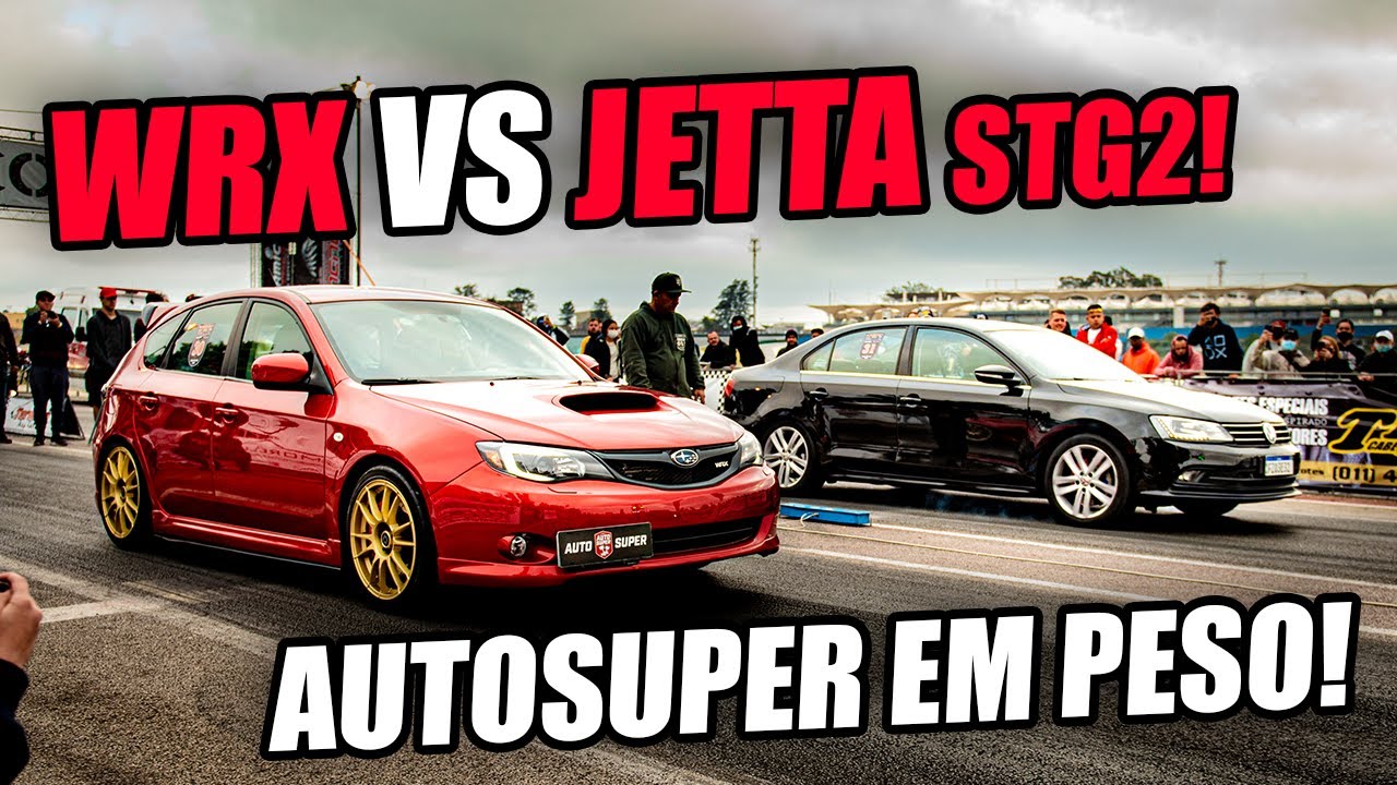 TÁ P...!👿 SUBARU WRX vs VOLKSWAGEN JETTA TURBÃO | PROVA DE ARRANCADA (Desafio dos Youtubers)
