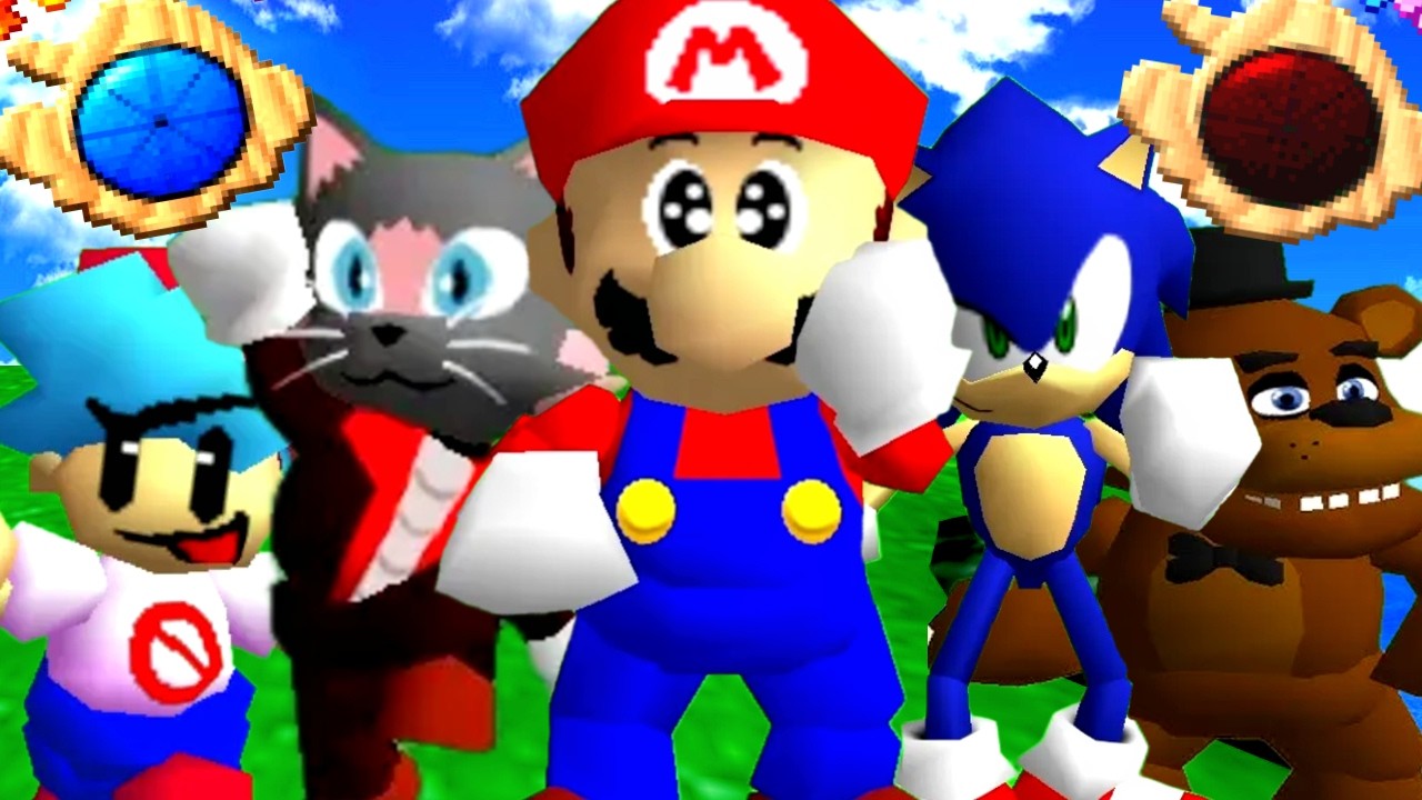 MARIO 64 PERO SI SUFRO DAÑO CAMBIO de PERSONAJE
