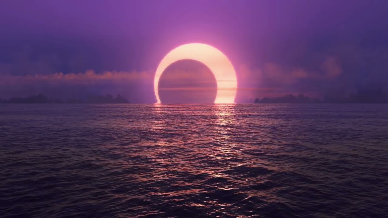 Falling Asleep Beneath the Eclipse | 3 Hours of Deep Ambient Sleep