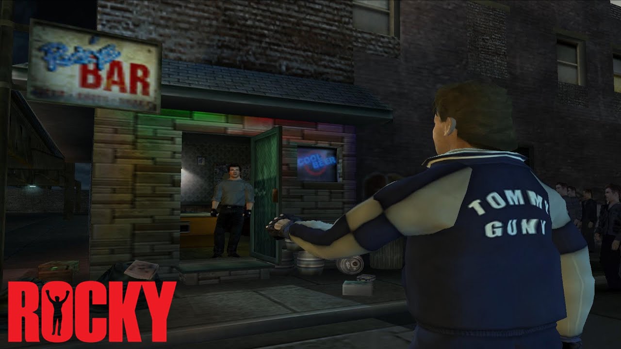 Rocky (PS2) - Final Fight vs Tommy Gunn (PlayStation 2)