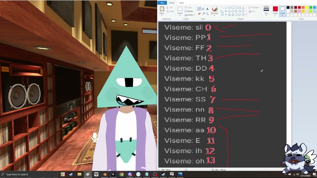 2D Cartoony Visemes (viseme parameters for VRCHAT)
