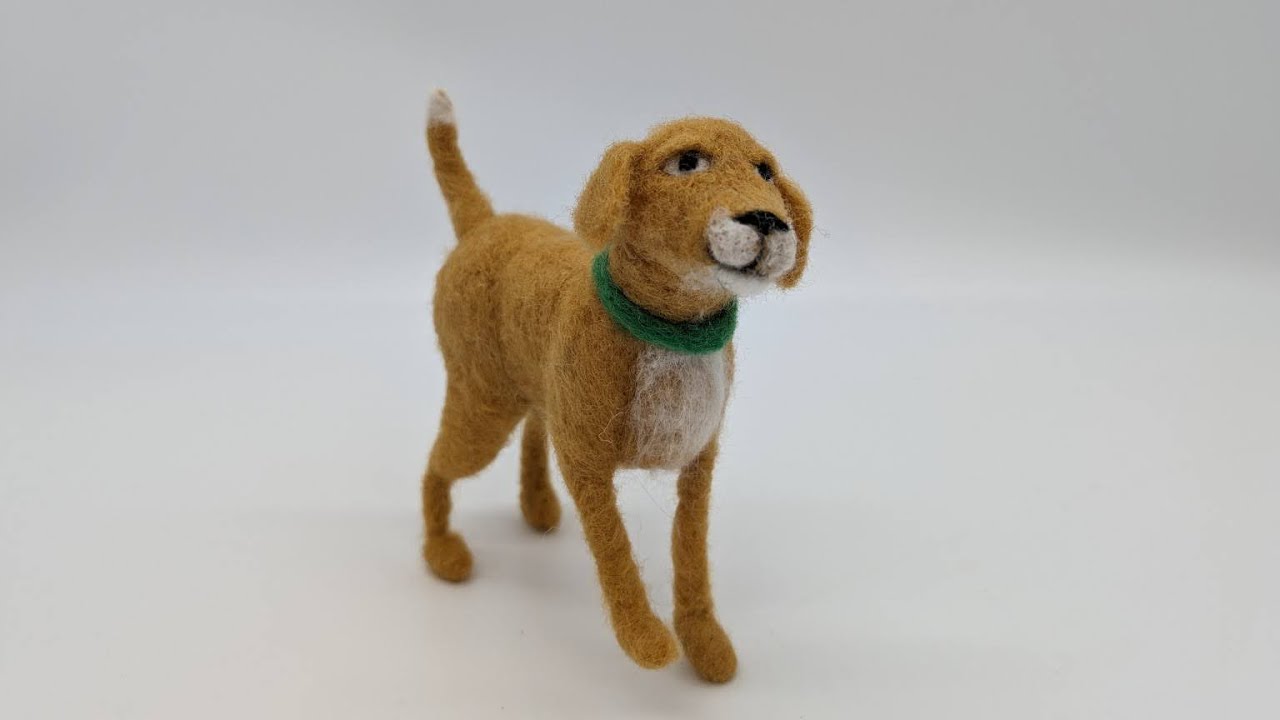 Needle Felt Dog Tutorial with Armature
