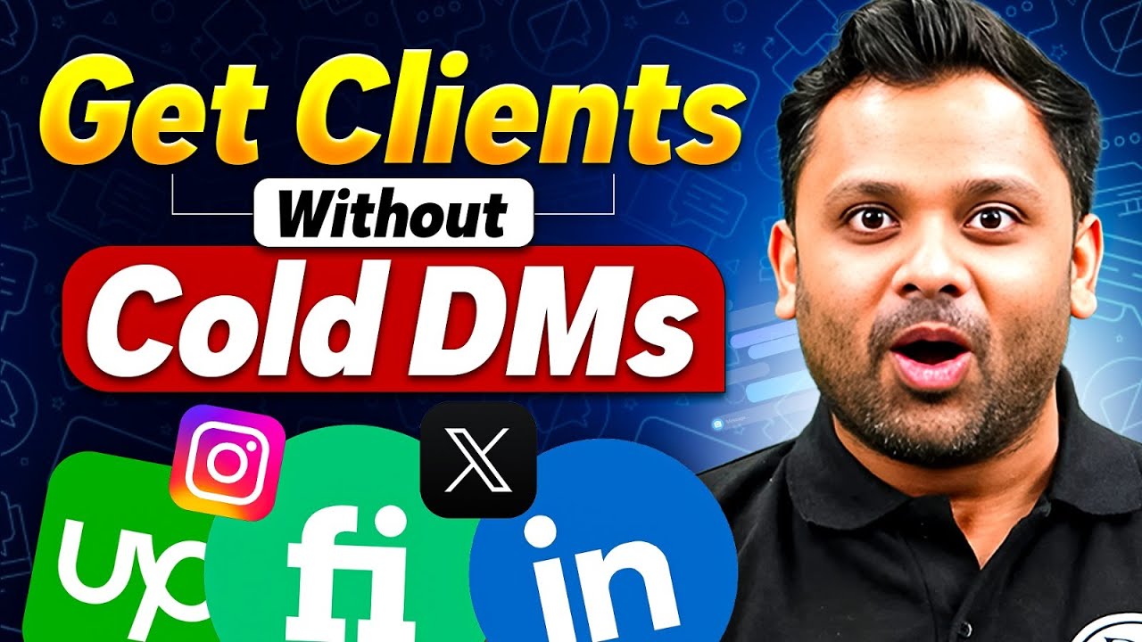 How Freelancers Get Clients Without Cold DMs | Freelancing Guide for Digital Marketers