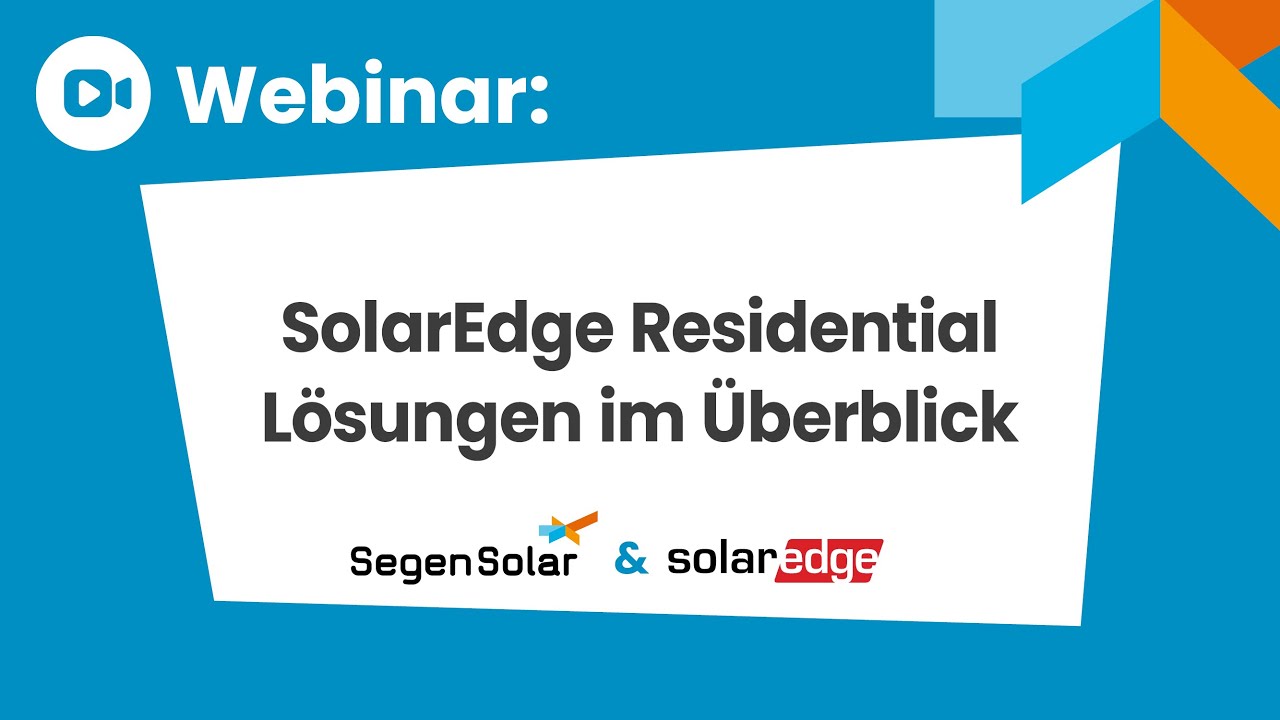 SolarEdge Residential Lösungen im Überblick: Batterie, Hub-Wechselrichter & Leistungsoptimierer