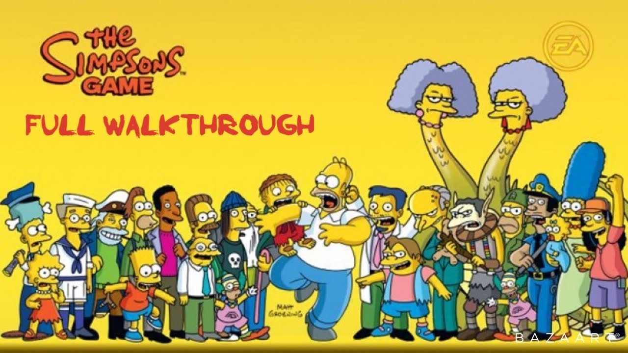 The Simpsons Game FULL WALKTHROUGH (No Commentary)