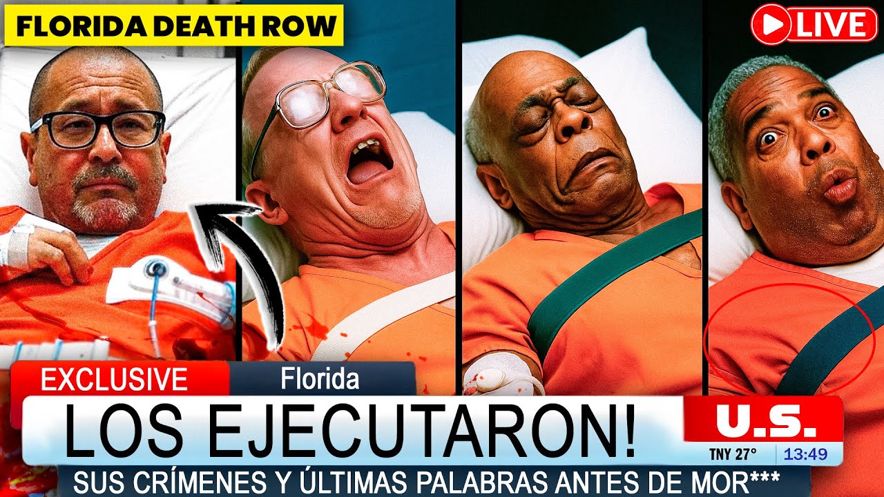 4 condenados a muerte ejecutados en Florida | Últimas palabras + Última comida | 2025