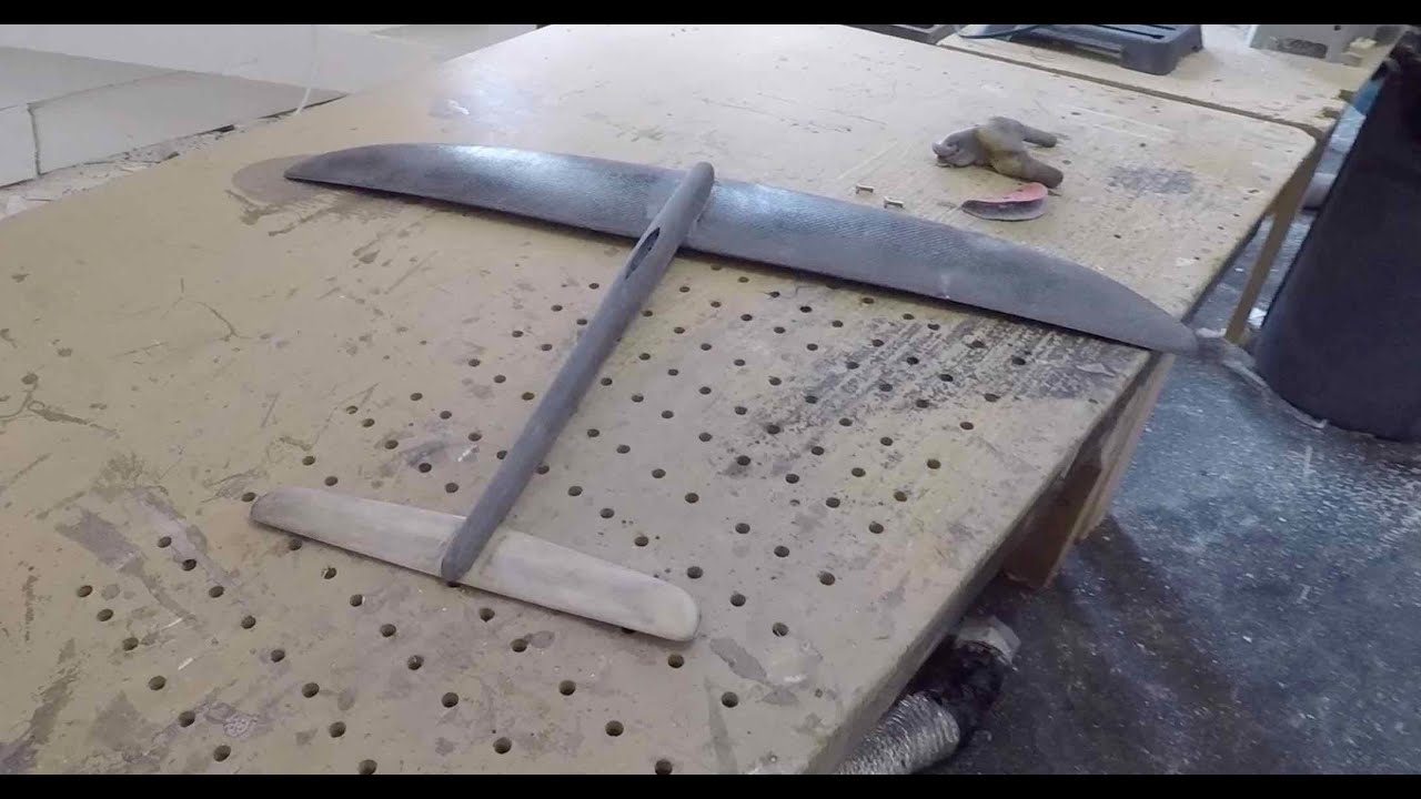 Building the carbon fiber HIGH ASPECT foil wing part 2