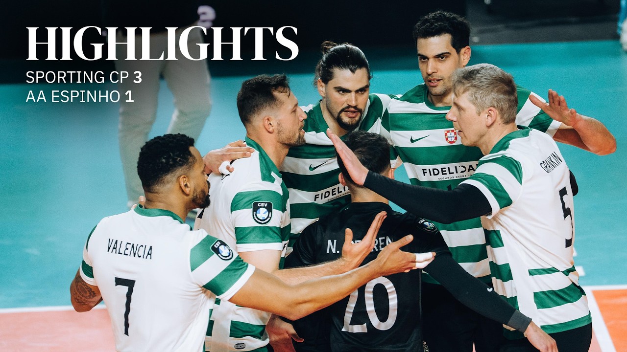 Voleibol | Taça de Portugal: Sporting CP 3-1 AA Espinho