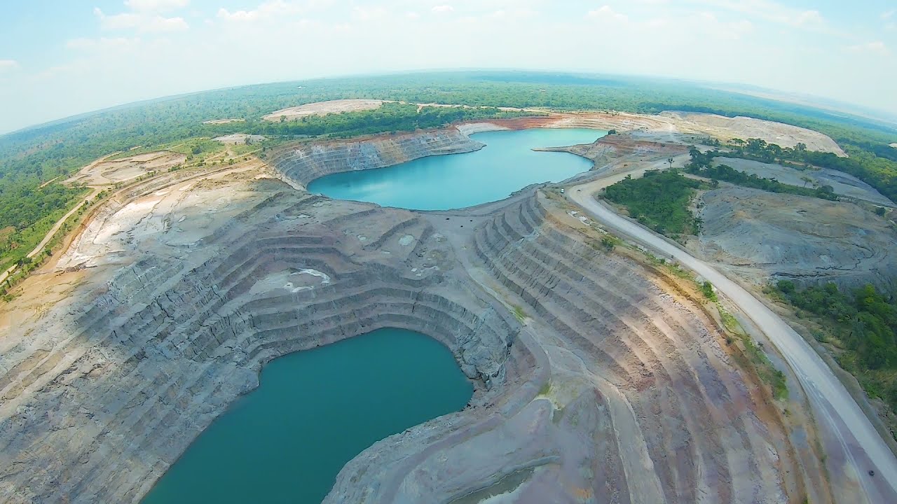 Abandoned Open Pit at Gecamines - Kolwezi - Province Lualaba