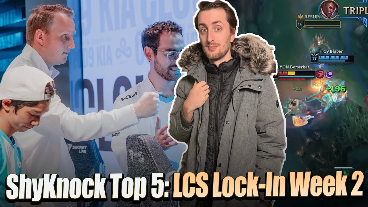 Every Cloud9 Player in Form for Week 2 of the LCS | ShyKnock Top 5