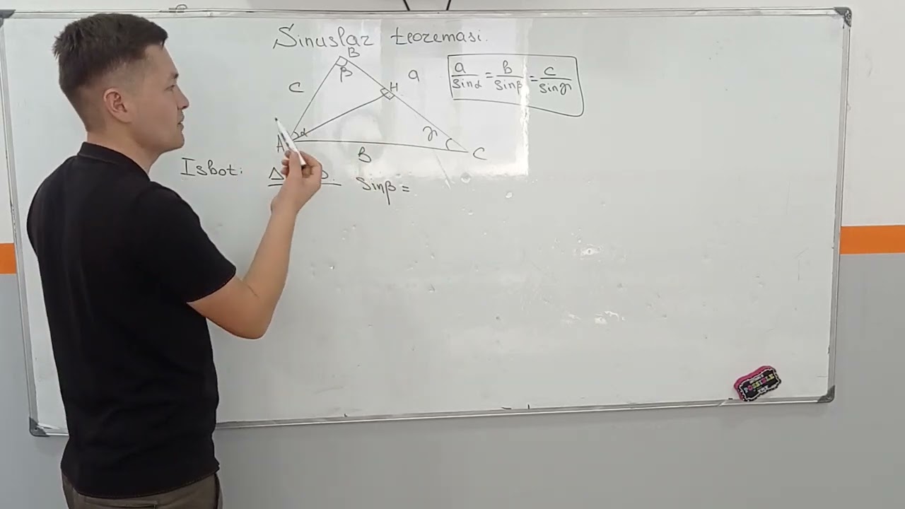 Sinuslar teoremasi formulasi isboti #matematika #math_tutorial 