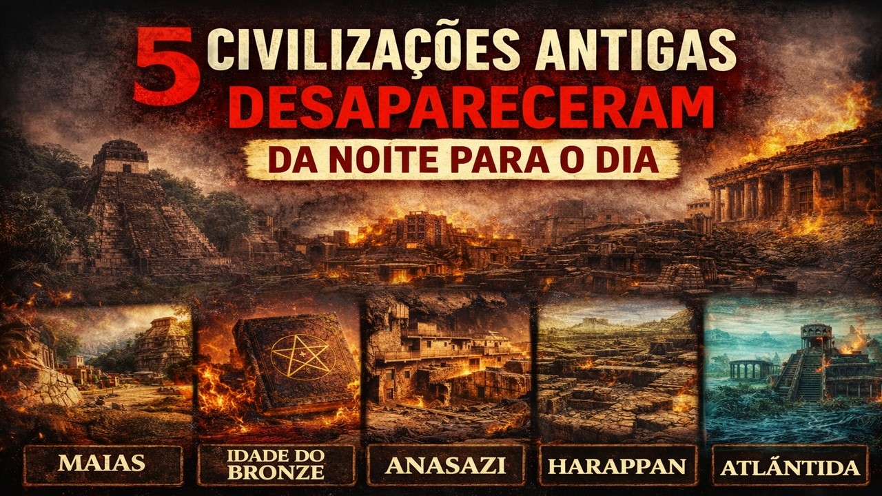 5 CIVILIZAÇÕES ANTIGAS QUE DESAPARECERAM DA NOITE PARA O DIA