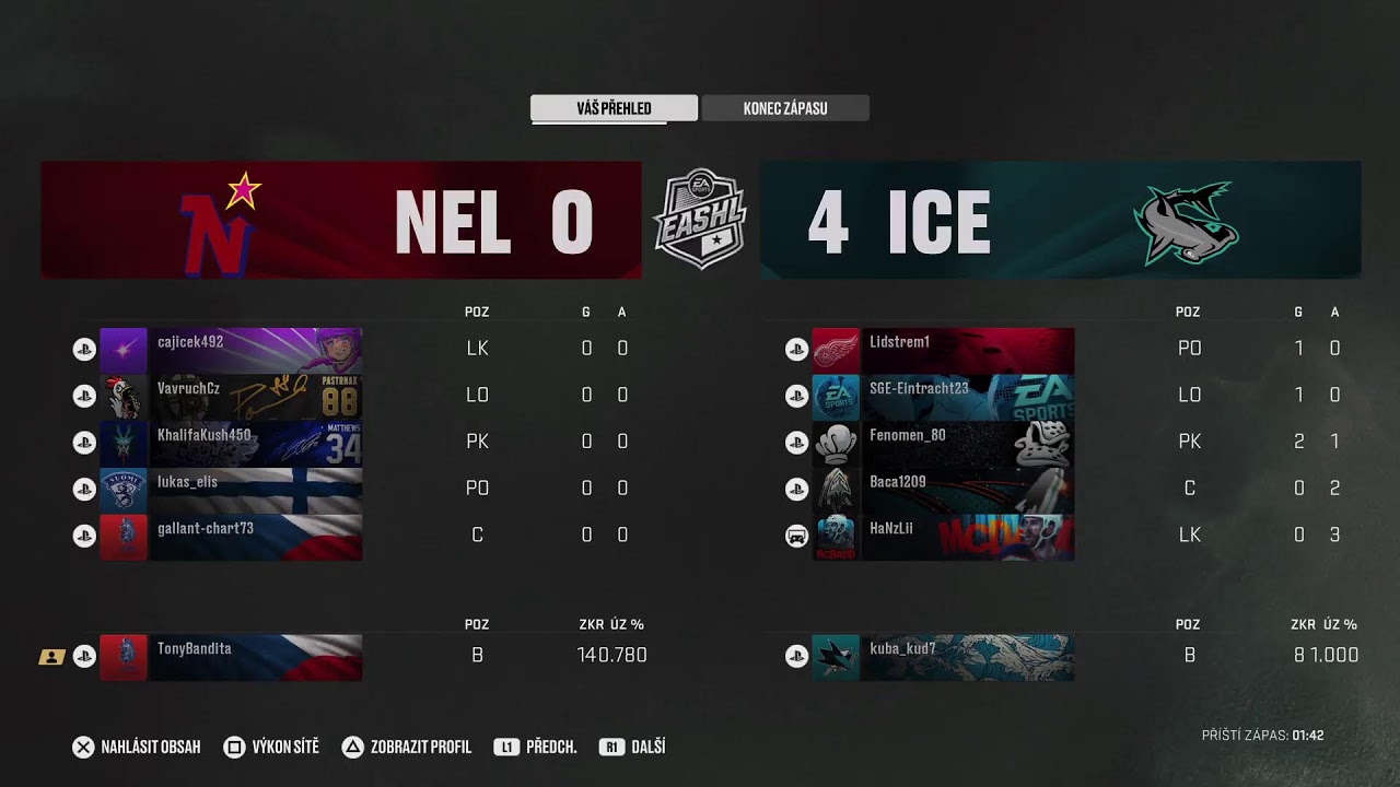 NHL 26  UEG league play off LIVE start 23:00
