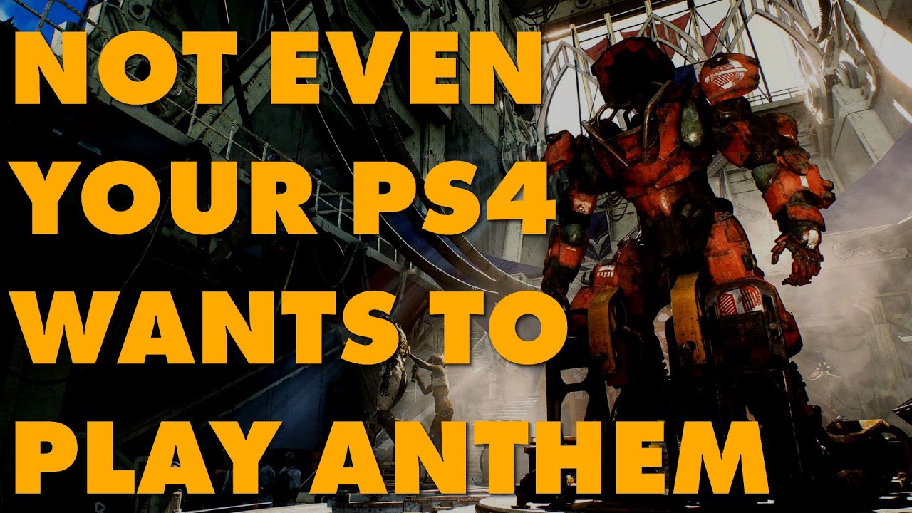 Let's Mock Anthem For Crashing Players' PS4s!