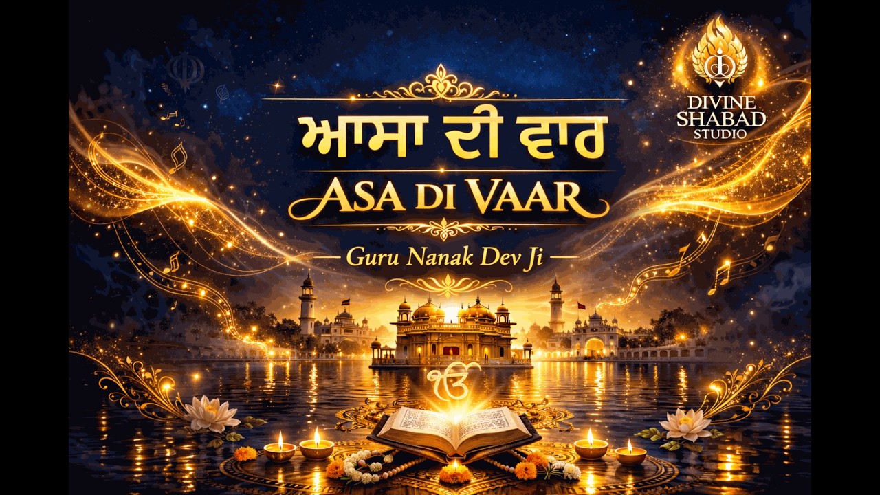 Asa Di Vaar | ਆਸਾ ਦੀ ਵਾਰ  | Full Path | Morning Gurbani | Peaceful Nitnem