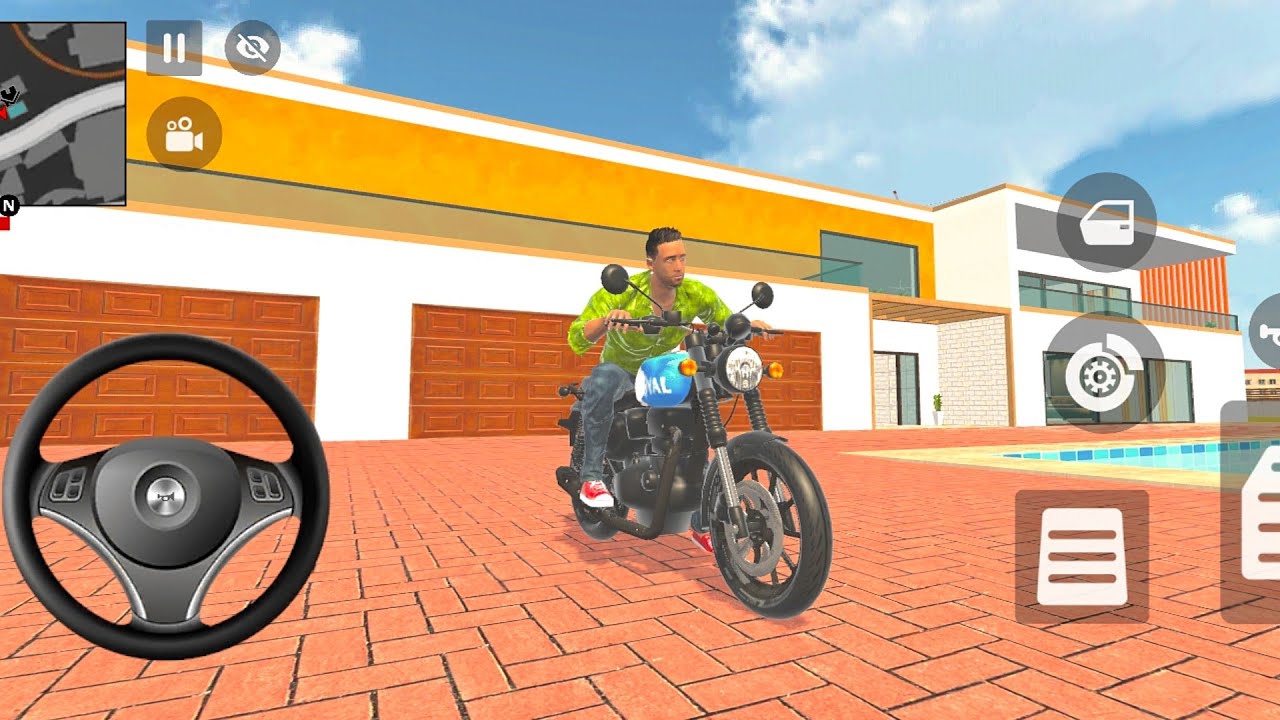 🥰 Franklin drove an auto tractor 💥 Car Bike Game : Indian Theft Auto Simulator 🥰 jkku gaming💥🤯