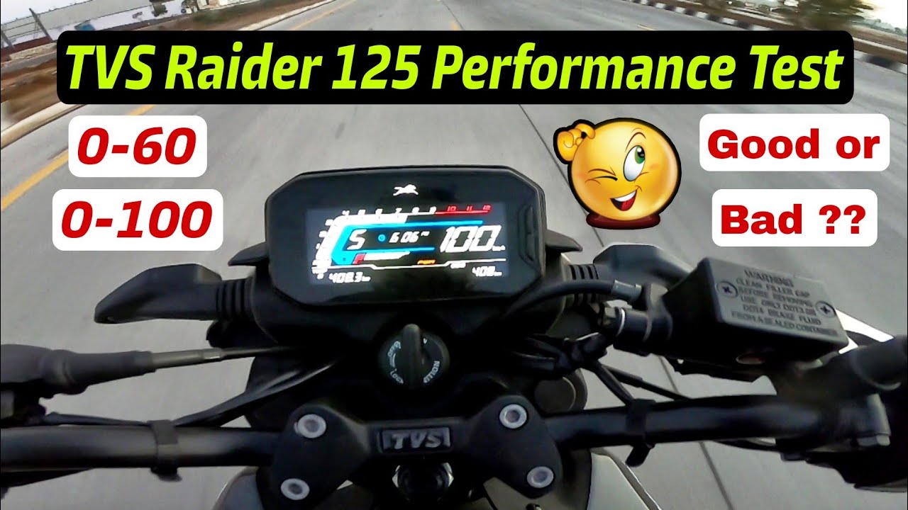 2022 Tvs Raider 125 Performance Test⬆️ 0-60/0-100 Speed Test ⛔ देखते है कैसी है Initial Power💥