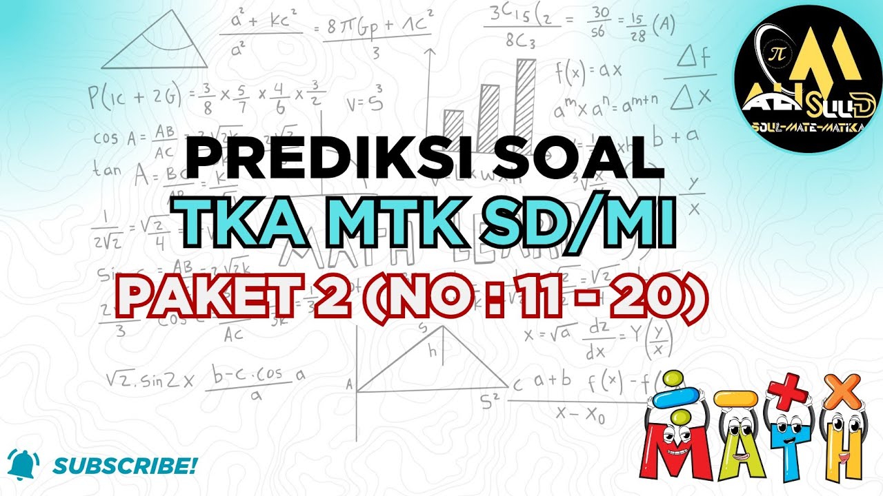 Обсуждение вопросов по математике для начальной школы из пакета TKA № 2 (№№ 11–20).