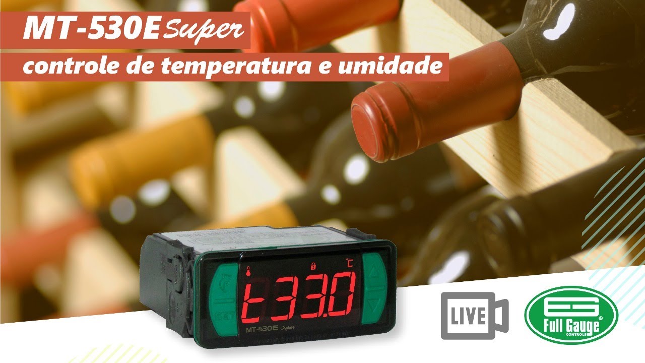 MT-530E Super - controle de temperatura e umidade - Português