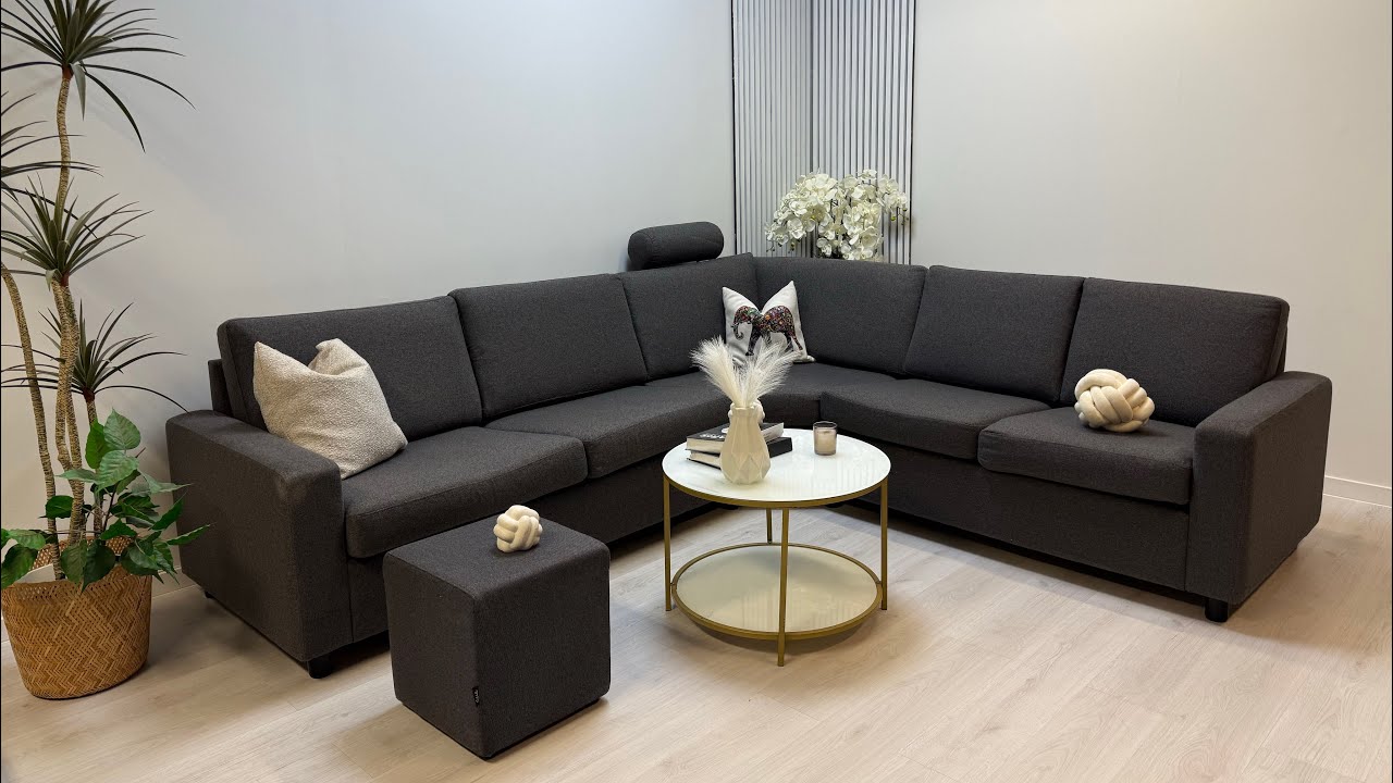 Bohus design corner sofa with ottoman #bestmøbler 
