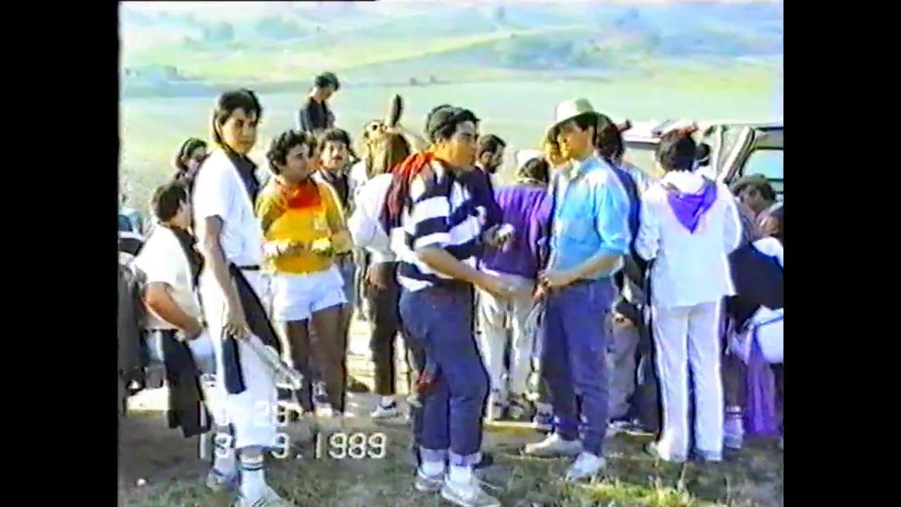 Portillo (Valladolid) - Fiestas 1989 - 13 Septiembre - Encierro por el campo