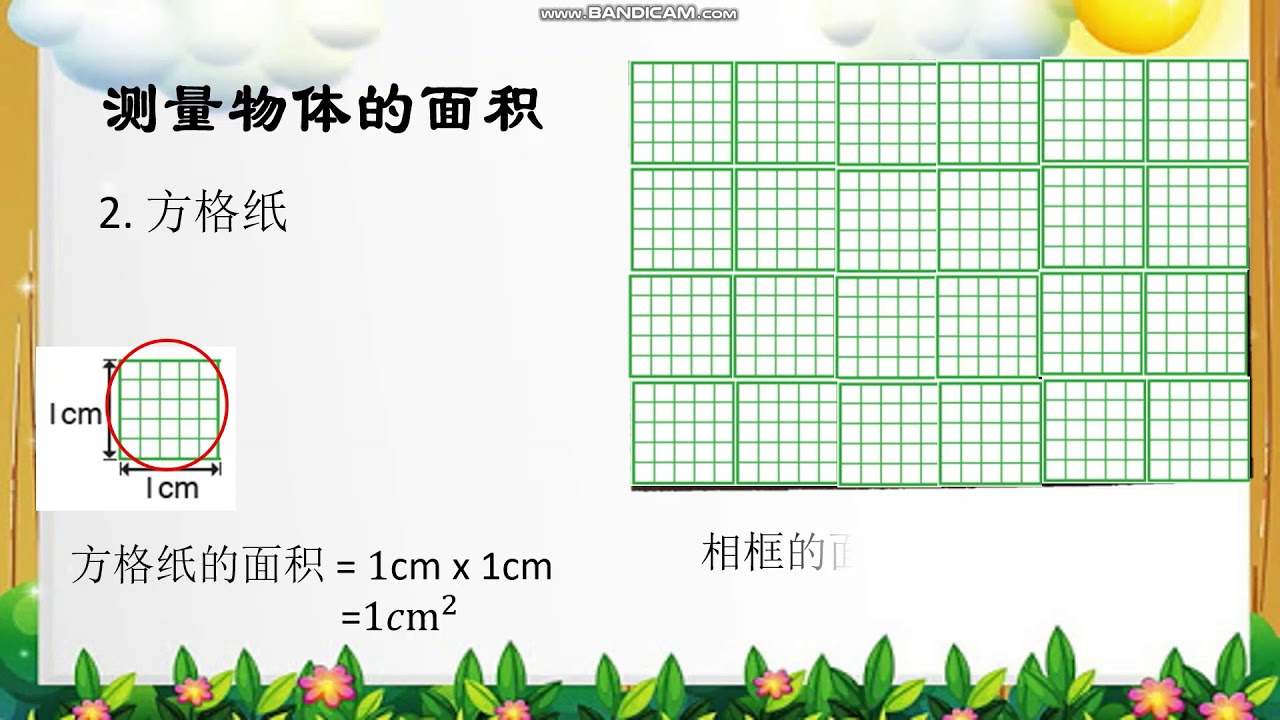 三年级 KSSR Semakan科学 单元六 测量 【面积测量】