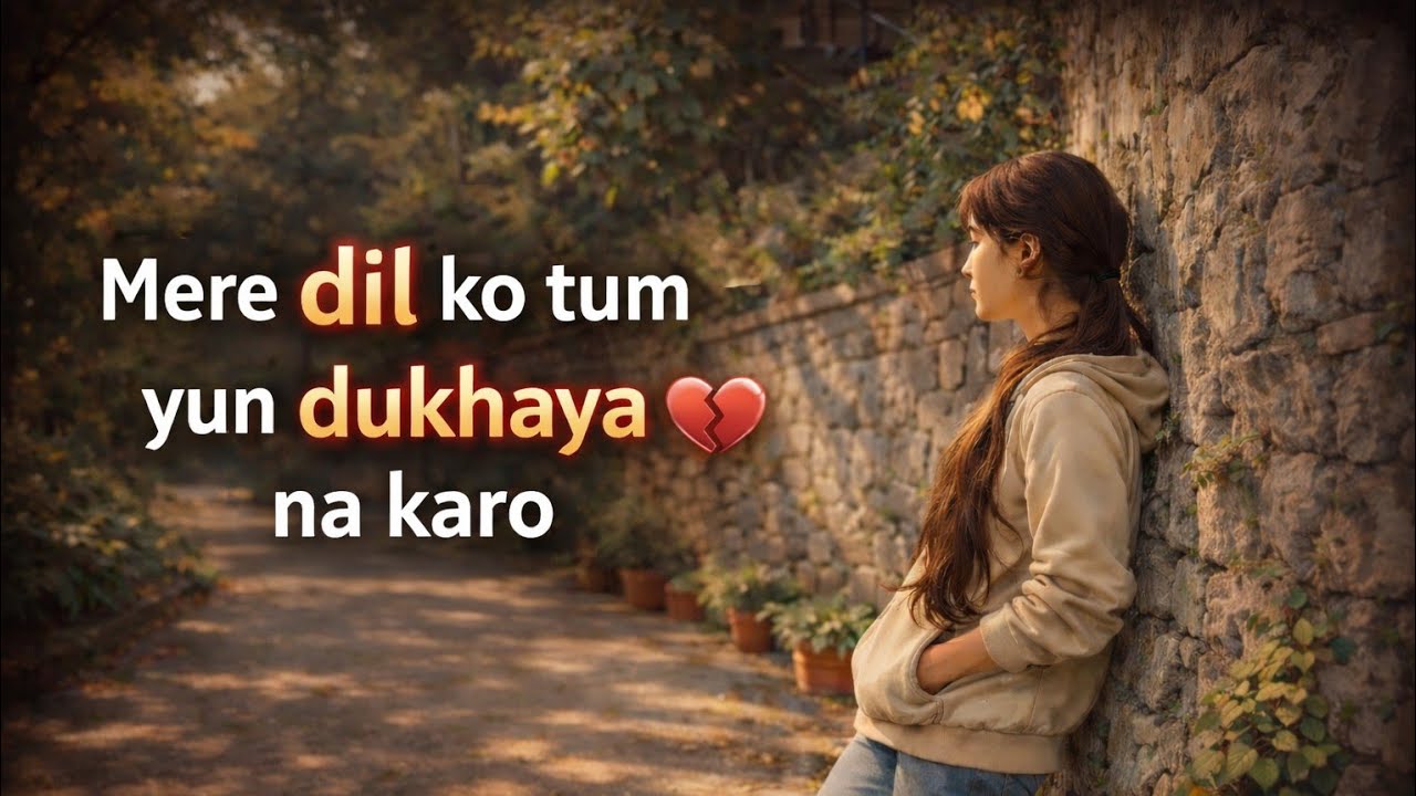 Maine Chaha Tumhe Tum Sataya Na Karo 💔 | Heart Touching Love Song