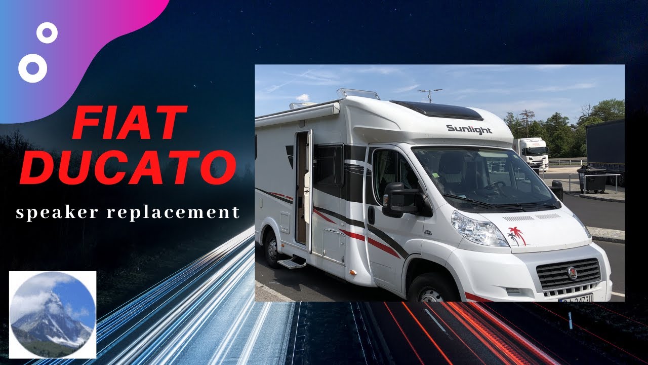 DUCATO kamper - jak wymienić głośniki