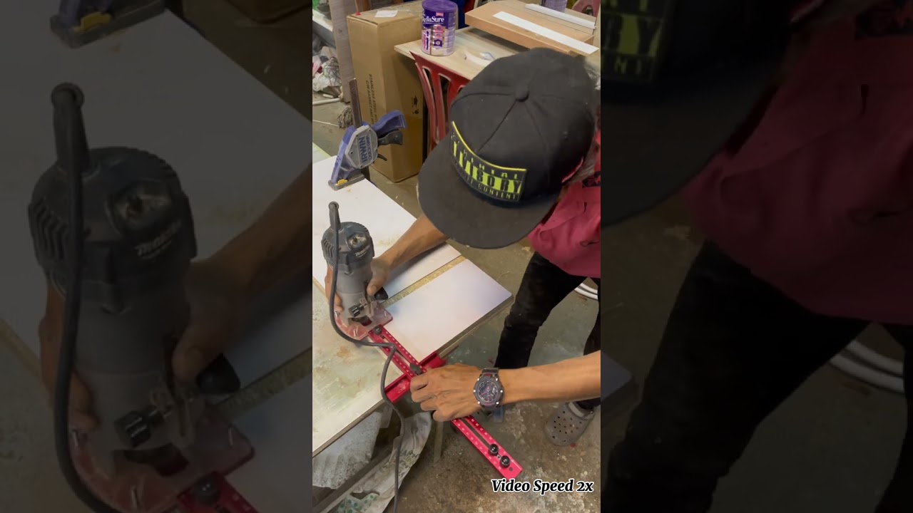 Trimmer Machine Circle Cutting Jig / Milling Groove Bracket