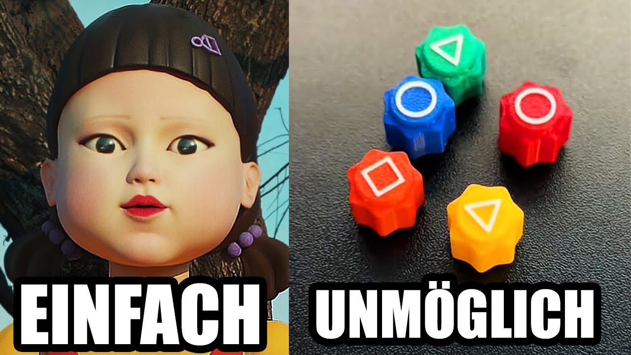 ALLE SPIELE in SQUID GAME nach Schwierigkeitsgrad geordnet