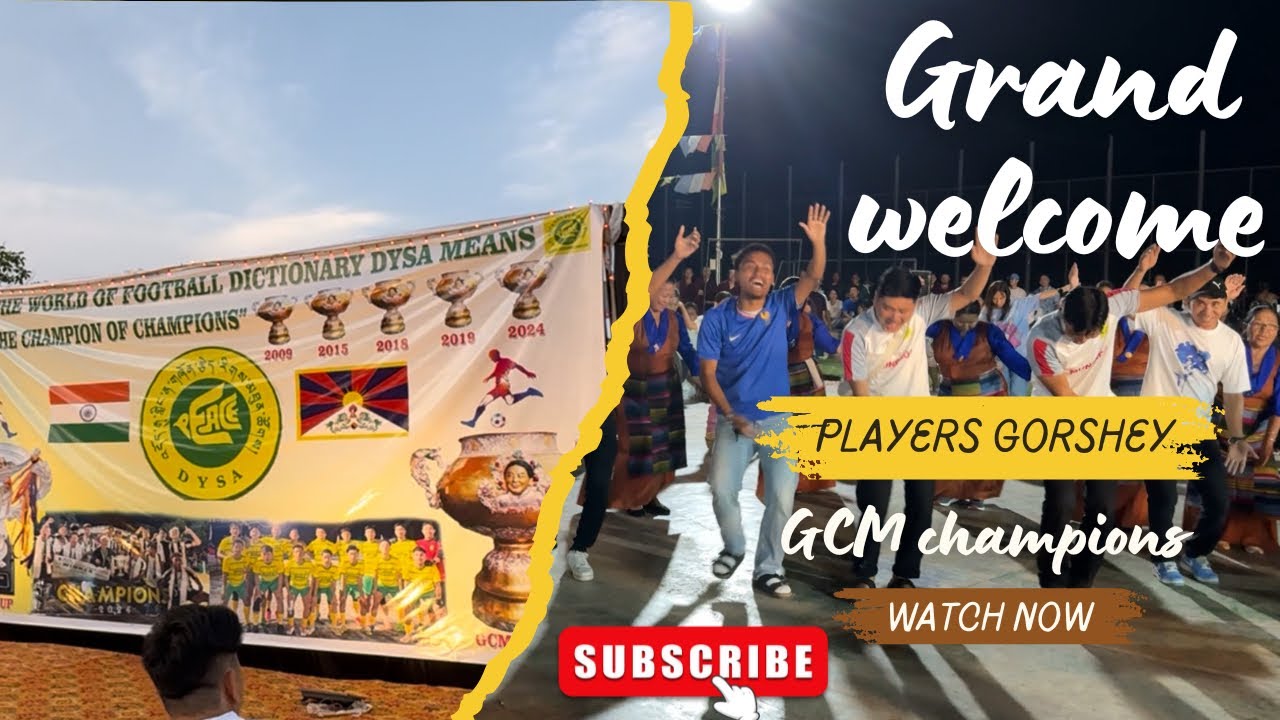 5th title/ GRAND WELCOME/ TEAM MUNDGOD/ PLAYER’s GORSHEY/ FUN EVENING
