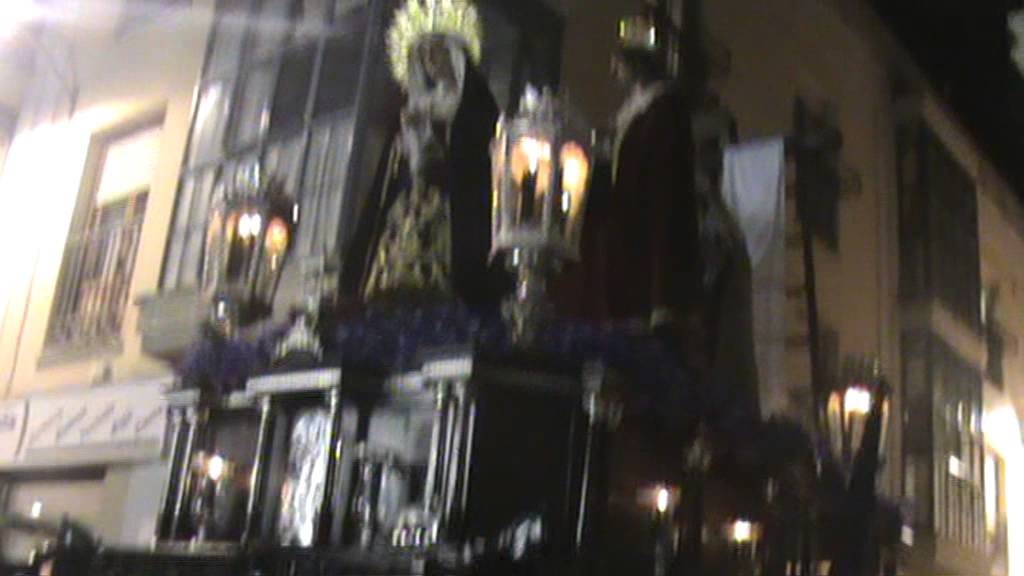 Sabado Santo 2013 Ciudad Real Paso Misterio de La Amargura en el Pasaje de la Merced