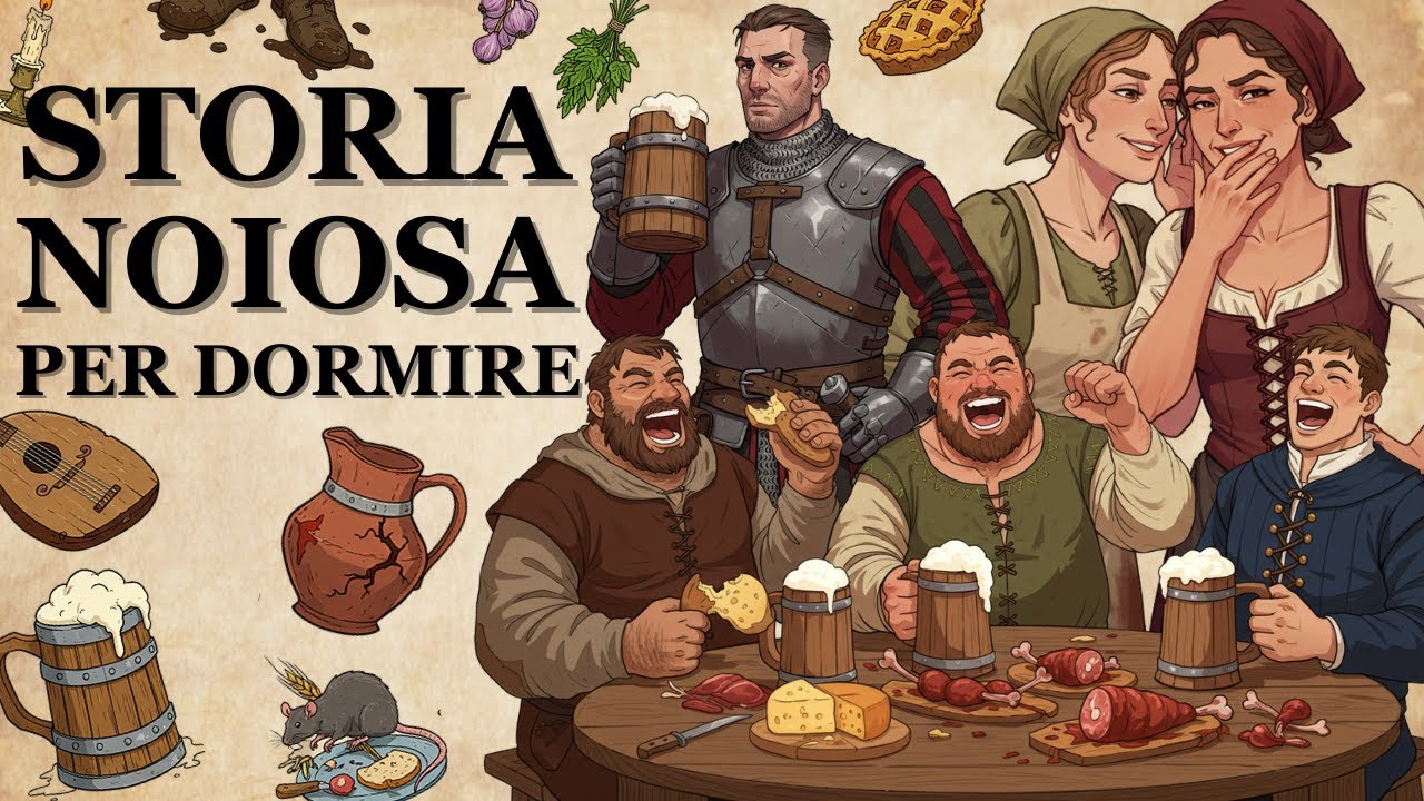 Storia per Dormire | Una Notte in una Osteria Medievale (Tra Vino, Segreti e Risse)