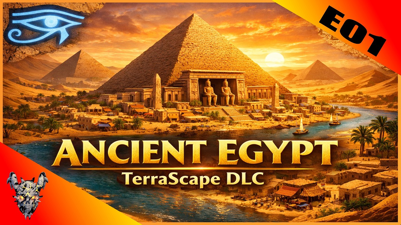 🔥 LIVE: TerraScape Ancient Egypt – Pyramiden & neue Szenarien 🏜️