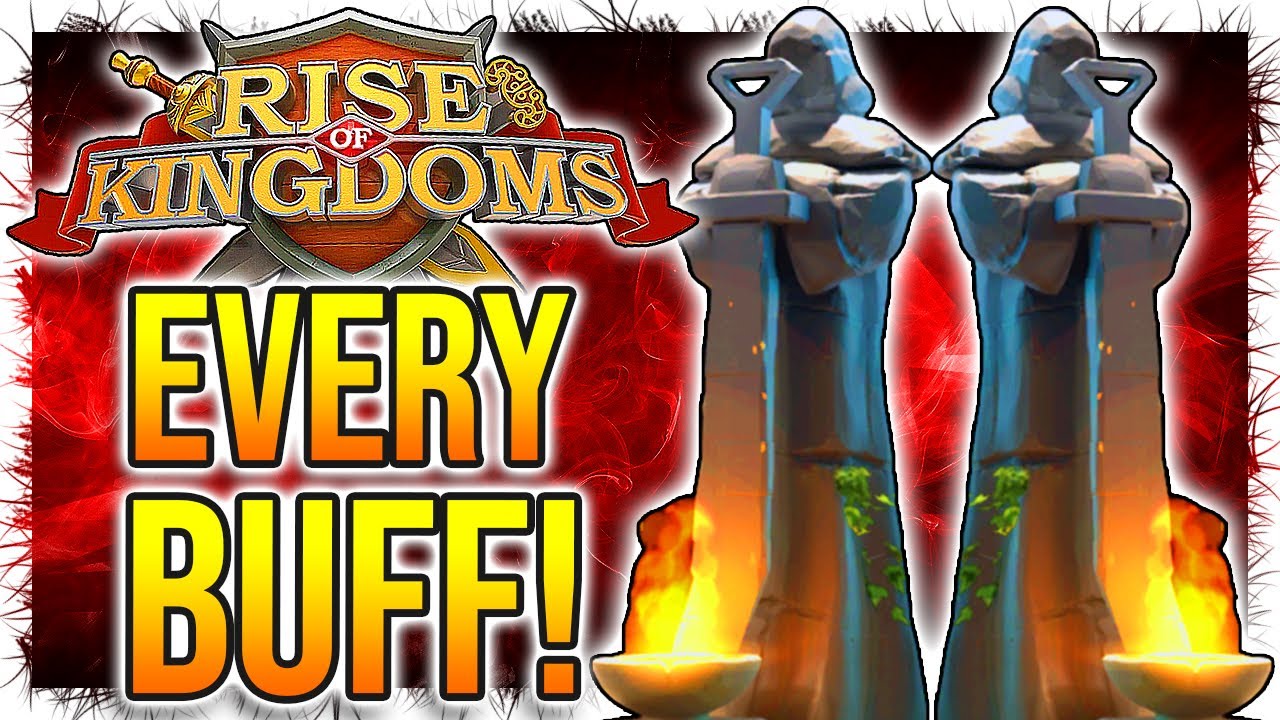RUNES, TITLES, & KINGDOM BUFFS RISE OF KINGDOMS! FASTEST RESEARCH/BUILDING SPEED IN RISE OF KINGDOMS