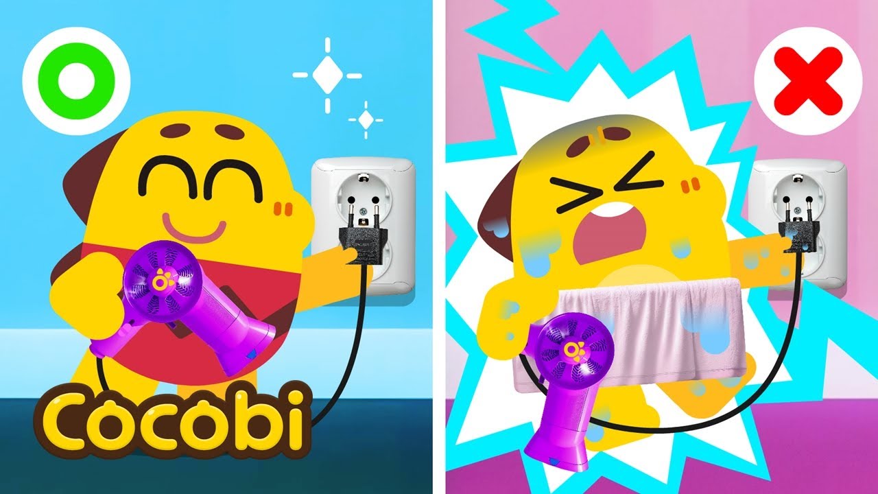 ¡Seguridad Eléctrica y Más! | Canciones Diarias con Consejos de Seguridad para Niños | Cocobi​
