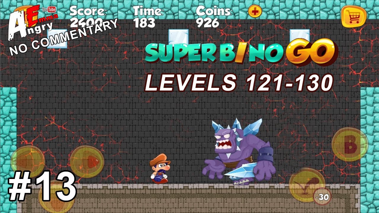 Super Bino Go Gameplay (levels 121-130)