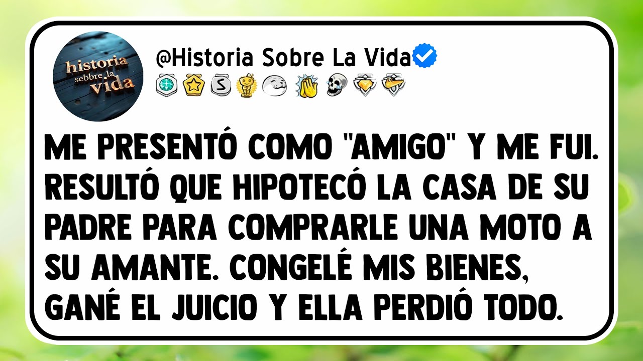 Me presentó como 