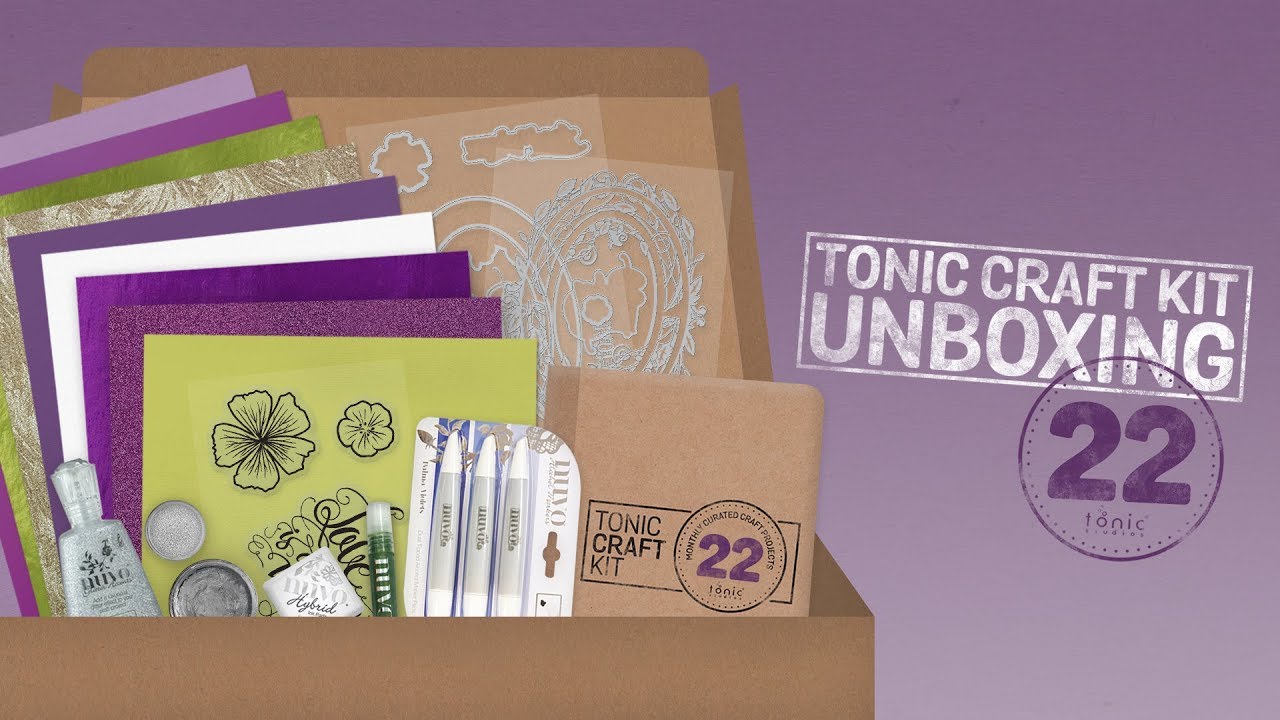 Tonic Studios Craft Kit 22 Live  - Official Unboxing (Tonic Live Show No. 142 )