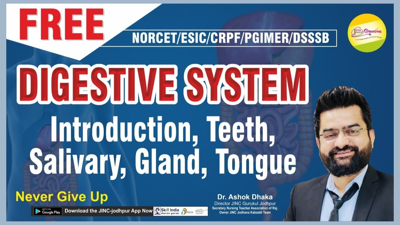 Digestive System Part-1 (Mouth, Tongue, Teeth, Salivary Gland)