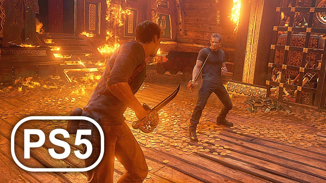 UNCHARTED 4 PS5 Final Boss Fight & Ending 4K ULTRA HD