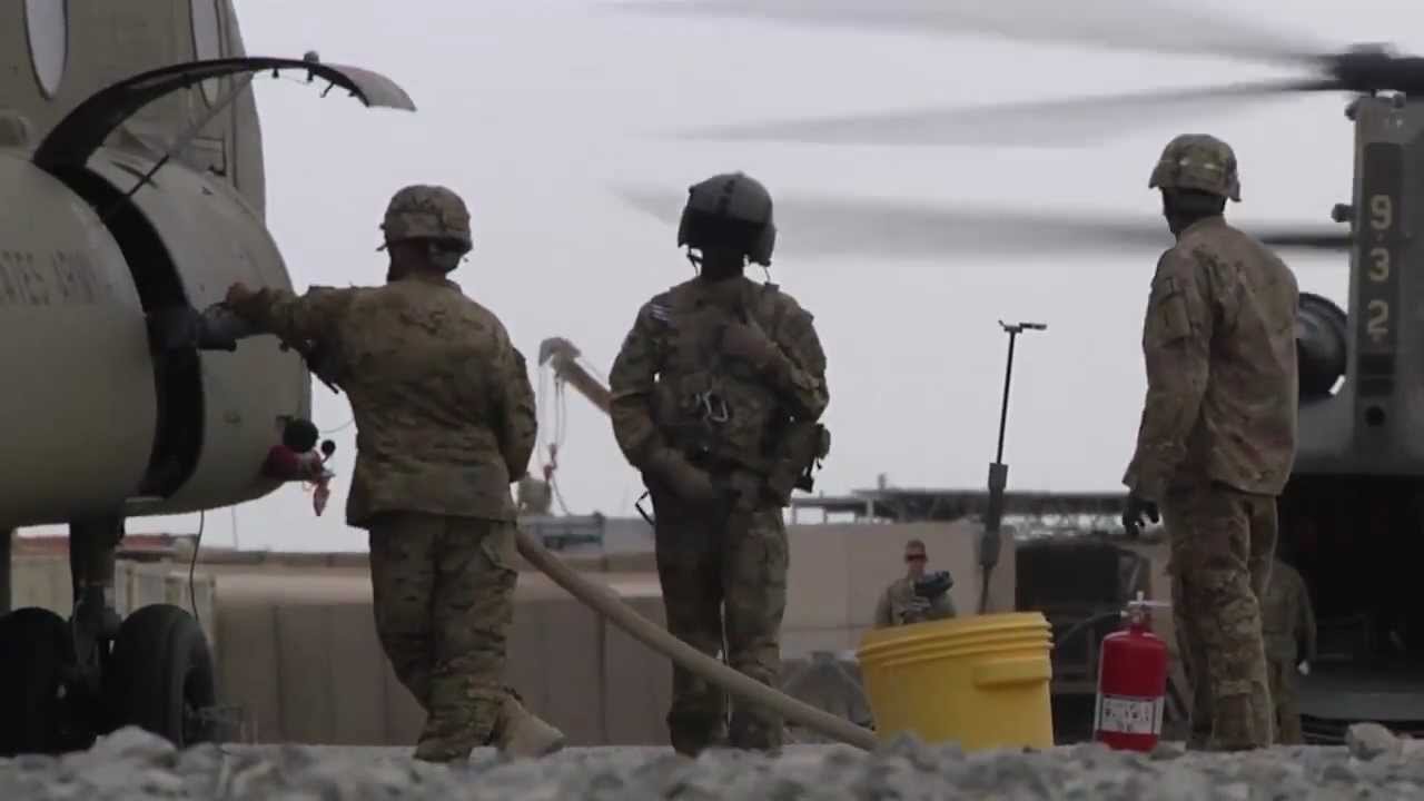 CH-47F Chinook Helicopter Crews in Action Over Afghanistan