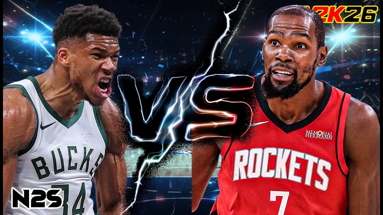 Rockets vs Bucks | Full Game - November 9, 2025 | NBA 2K26